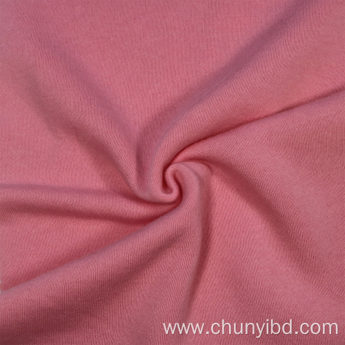 CVC one side brushed Terry fleece fabric